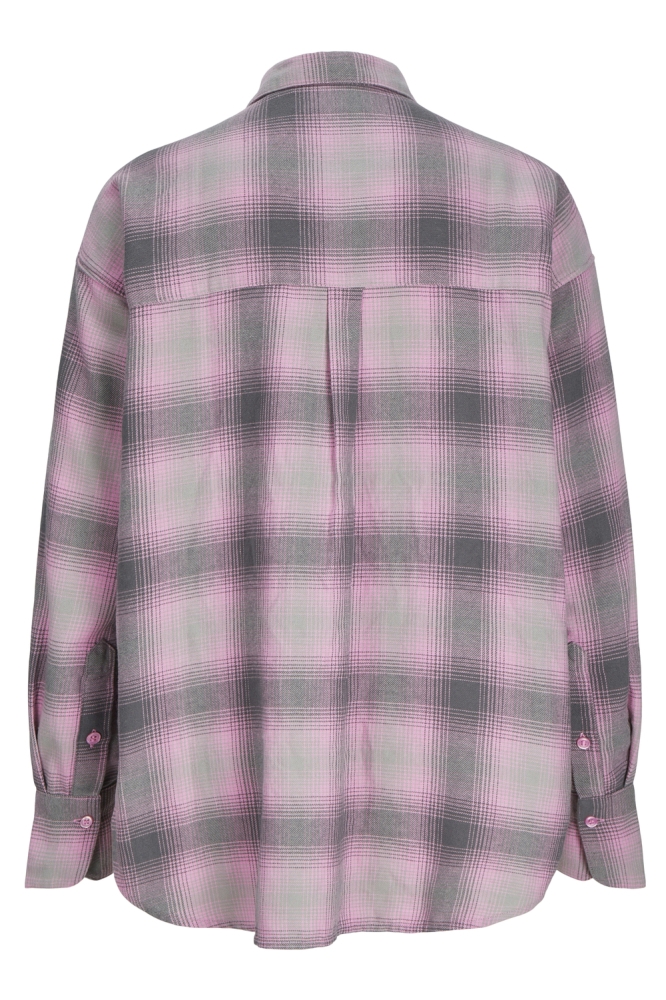 JXJAMIE FLANNEL LS SHIRT WVN SN 12265314 MOONLITE MAUVE