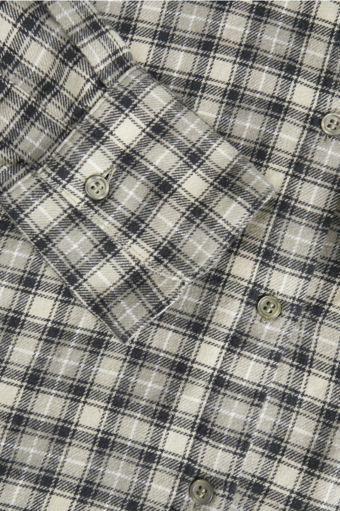 JXJAMIE FLANNEL LS SHIRT WVN SN 12265314 VETIVER