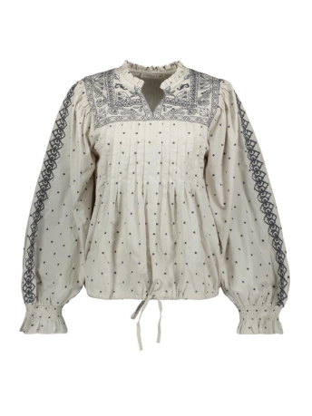 Soultouch Blouse STROLO BLOUSE DOTS SILVER BIRCH