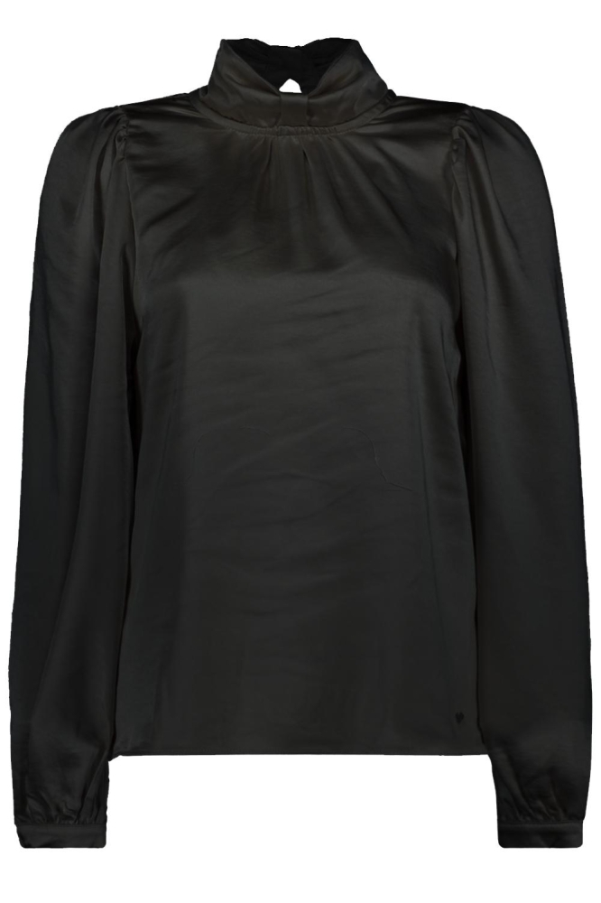 ALEGRA BLOUSE TURTLE BLACK