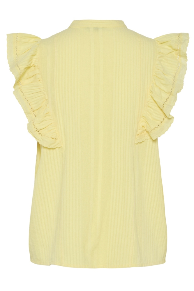 PCSIKKA SL SHIRT MPA WVN BC 17156363 PALE BANANA