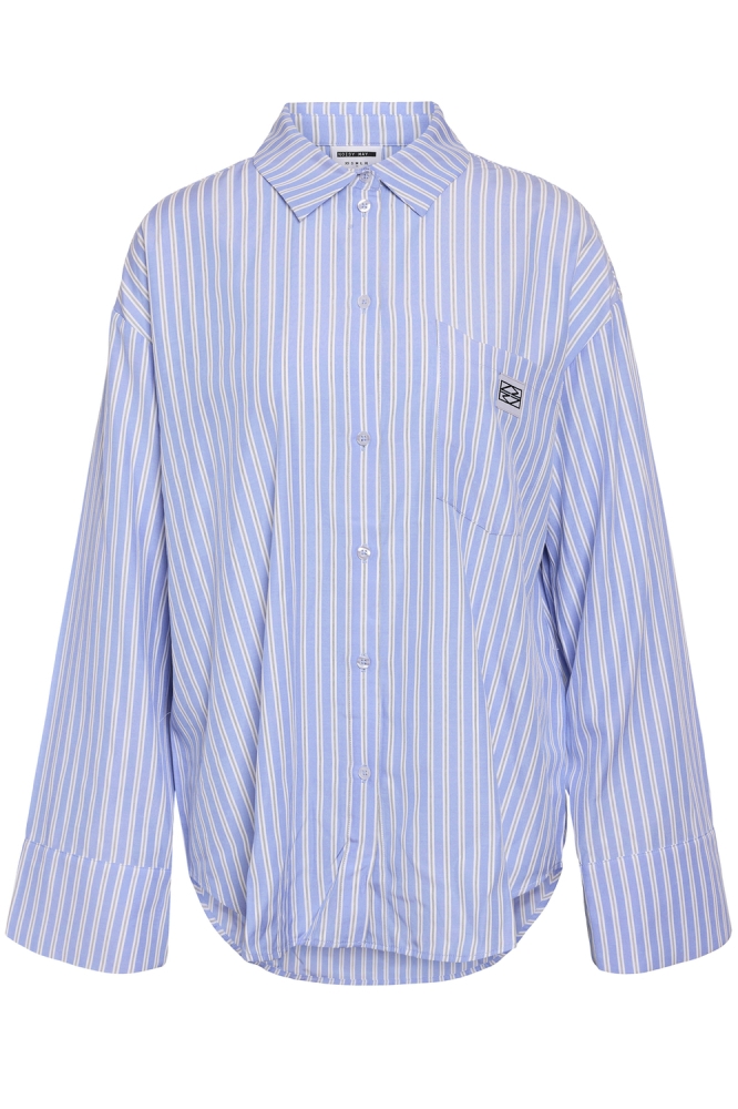 NMFRIDA L/S BUTTON SHIRT WVN 27034799 SKY BLUE