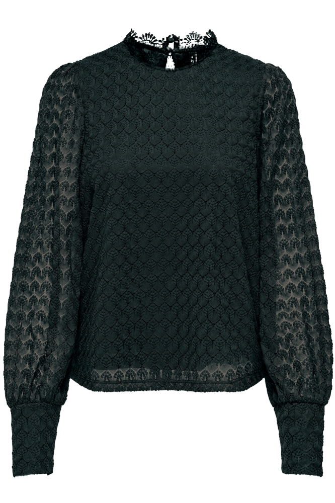 ONLNICE L/S HIGHNECK TOP JRS 15307045 SCARAB