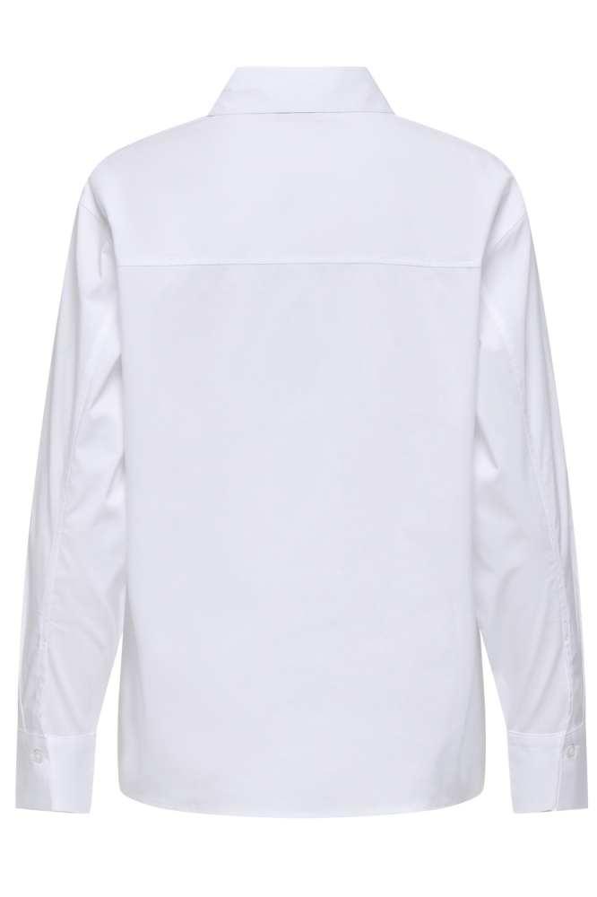 JDYMIO L/S ZIP SHIRT WVN EXP 15358062 WHITE