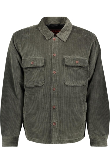 Superdry Overhemd SURPLUS CORD QUILT OVERSHIRT M4010903A SURPLUS GOODS OLIVE GREEN