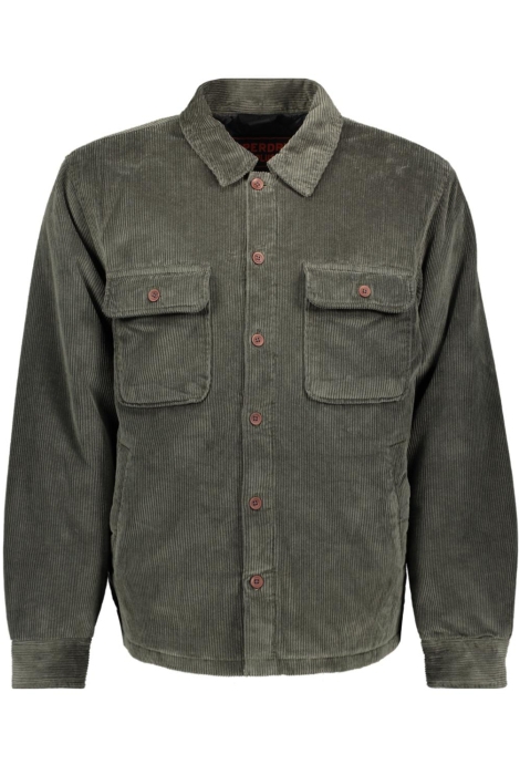 Superdry surplus cord quilt overshirt