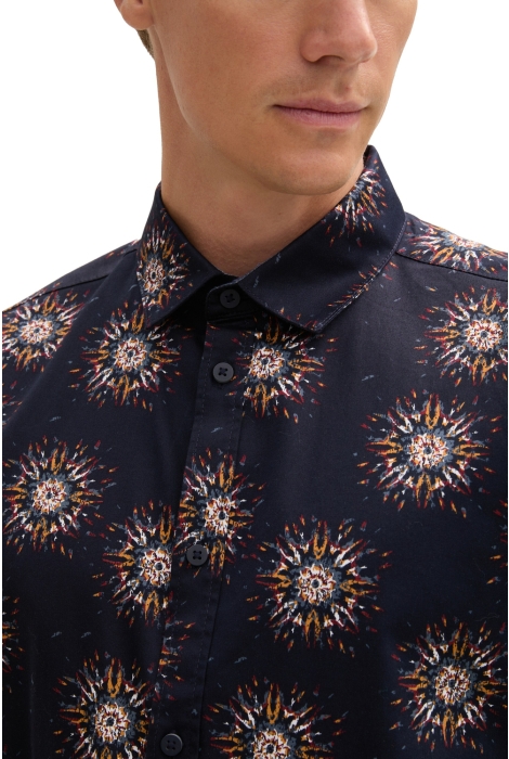 Tom Tailor fitted printed stretch shirt