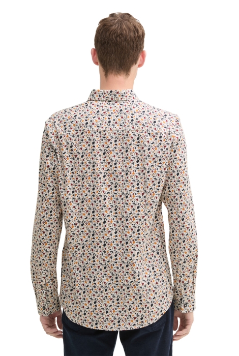 Tom Tailor fitted printed stretch shirt