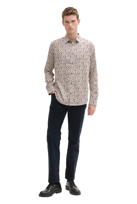 Tom Tailor fitted printed stretch shirt