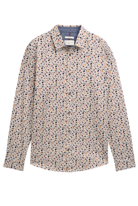 Tom Tailor fitted printed stretch shirt