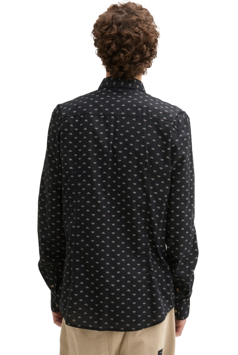 Tom Tailor fitted printed poplin shirt