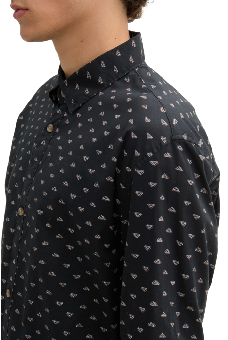 Tom Tailor fitted printed poplin shirt