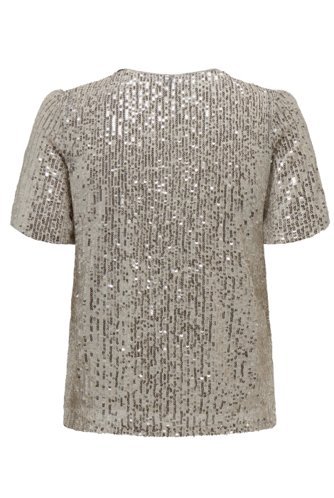 Only onlana s/s loose sequins top jrs