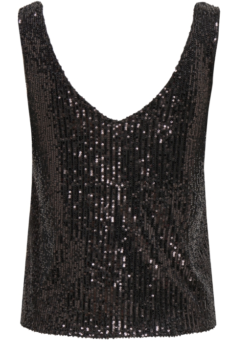 Only onlana s/l v-neck sequins top jrs