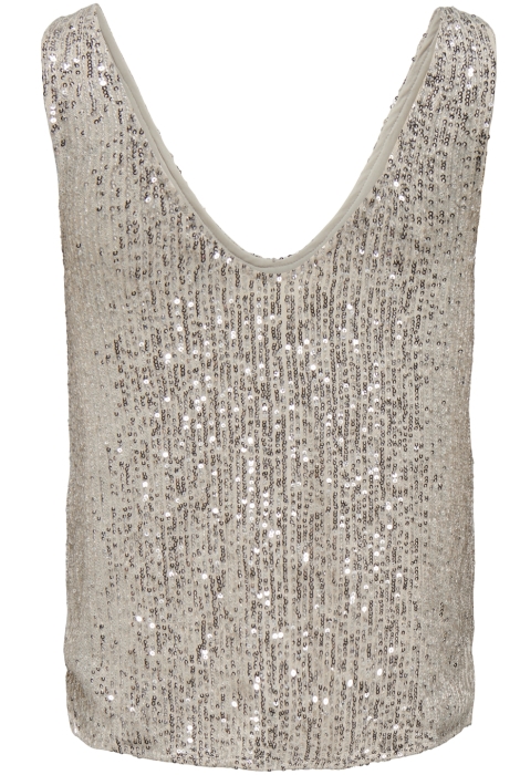 Only onlana s/l v-neck sequins top jrs