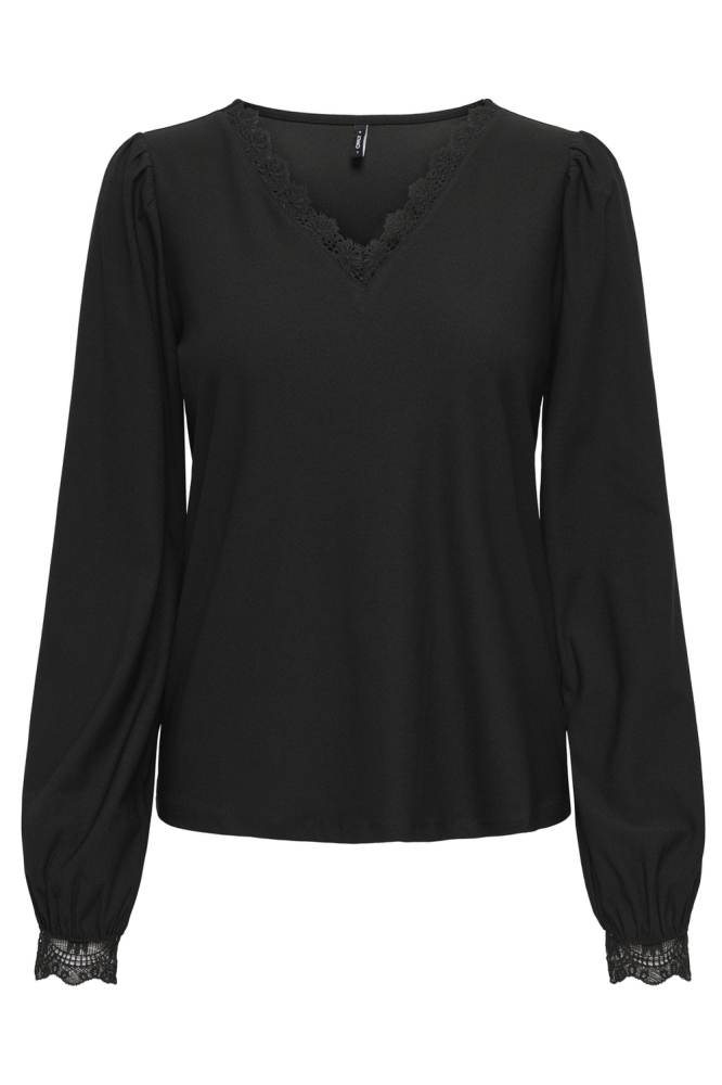 ONLSILJA LIFE L/S TOP JRS 15333849 BLACK