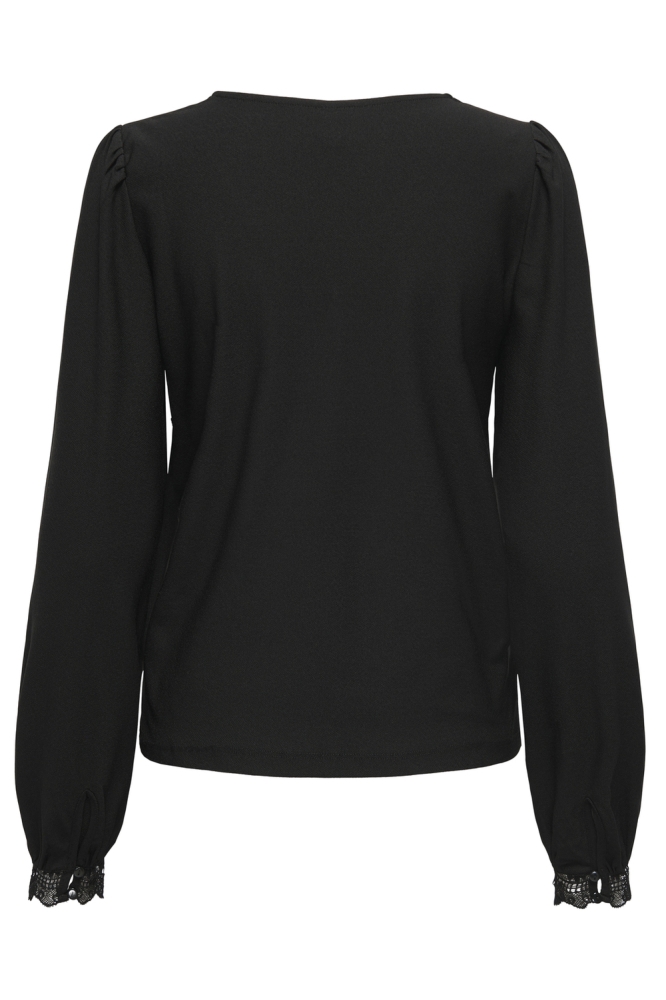 ONLSILJA LIFE L/S TOP JRS 15333849 BLACK