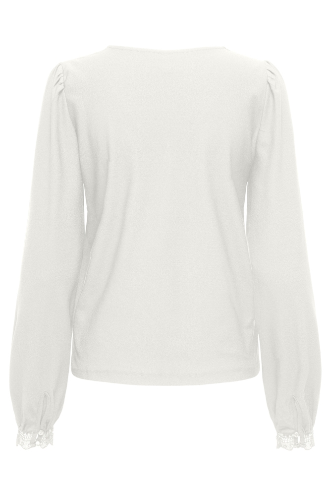 ONLSILJA LIFE L/S TOP JRS 15333849 CLOUD DANCER