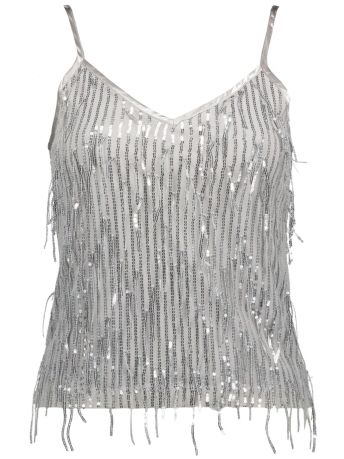 Only Top ONLSPACY SEQUINS SINGLET WVN 15331802 VAPOR BLUE/SILVER SEQ