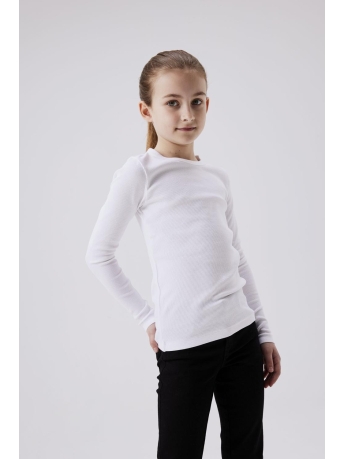 Name It T-shirt NKFNAKAL LS TOP NOOS 13234729 Bright White