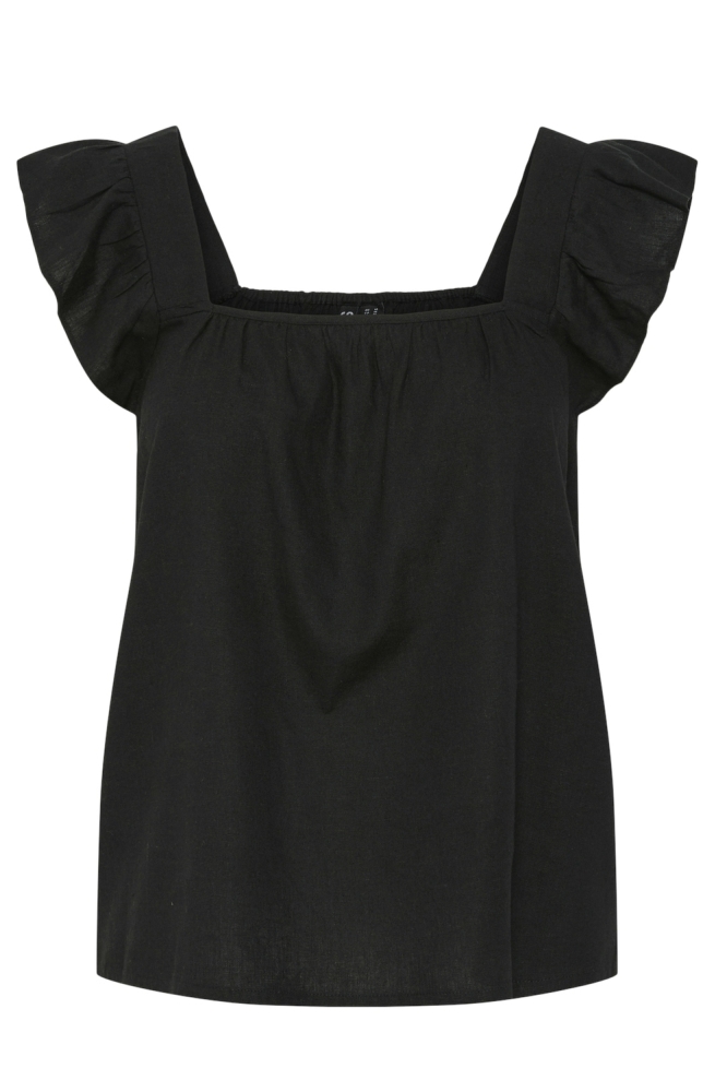 PCPIA SL TOP WVN NOOS 17154740 BLACK