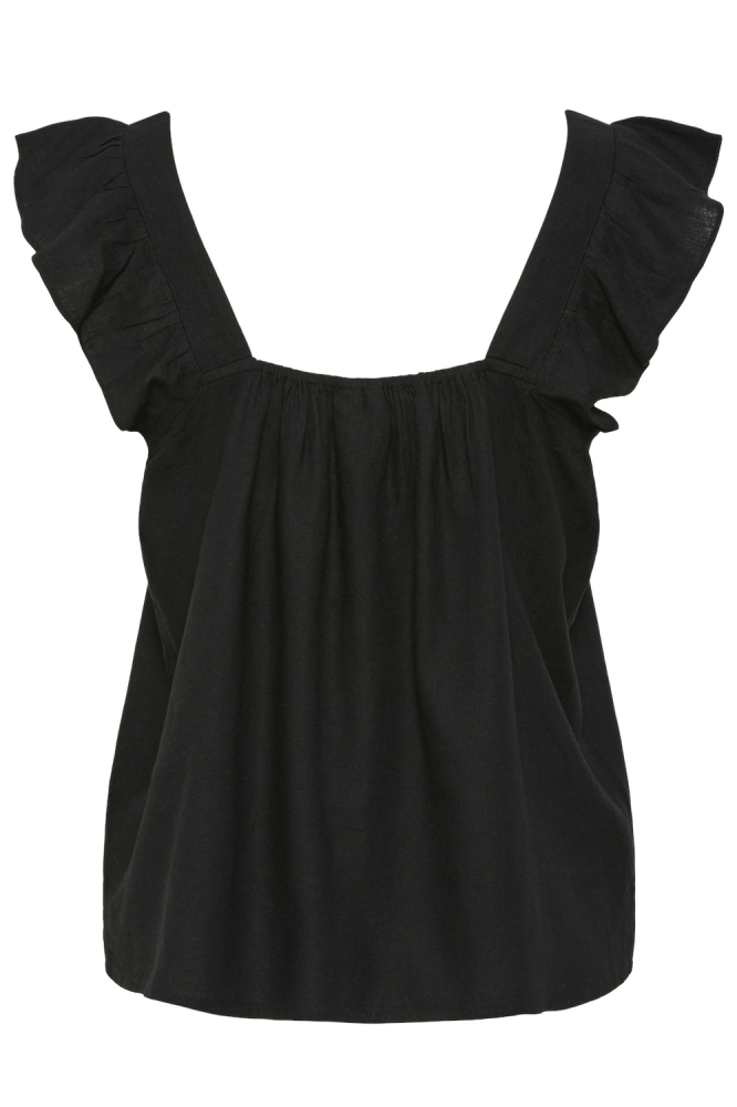 PCPIA SL TOP WVN NOOS 17154740 BLACK