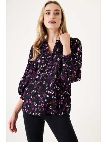 Garcia Blouse BLOUSE MET PRINT G30030 60 BLACK