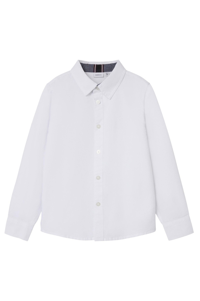 NKMNEWSA LS SHIRT NOOS 13169166 Bright White