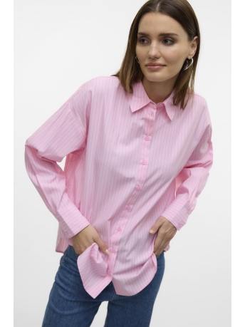 Vero Moda Blouse VMFANNI LS SHIRT WVN GA NOOS 10314683 BONBON/SANA