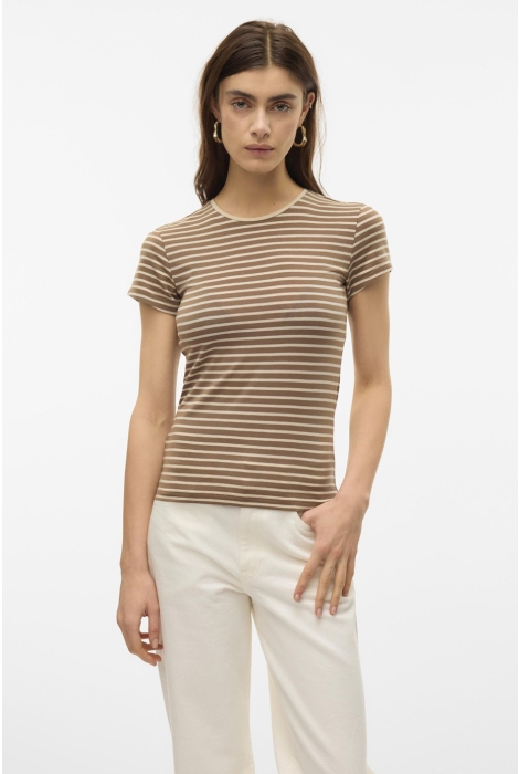 Vero Moda awines fiona ss o-neck top noos