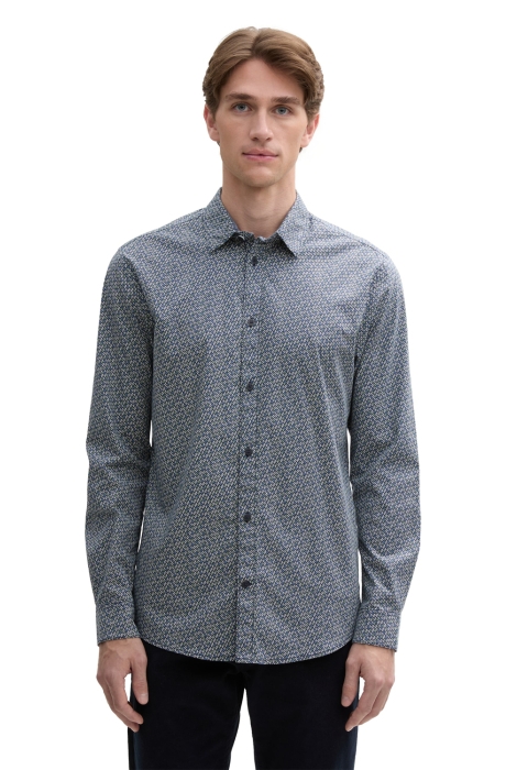 Tom Tailor fitted printed stretch shirt