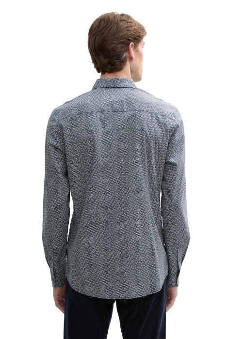 Tom Tailor fitted printed stretch shirt