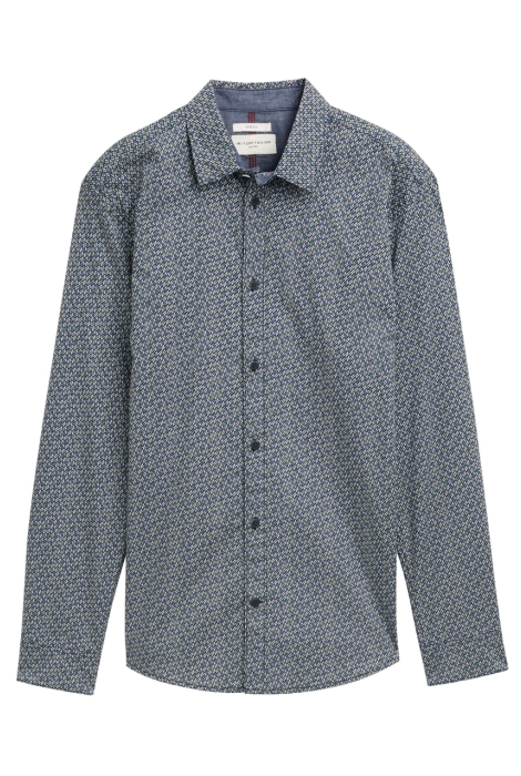 Tom Tailor fitted printed stretch shirt