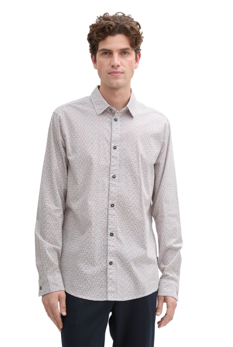 Tom Tailor fitted printed stretch shirt