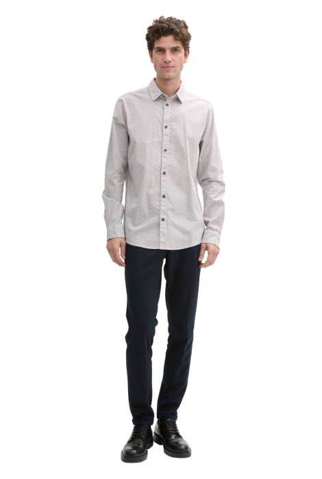 Tom Tailor fitted printed stretch shirt