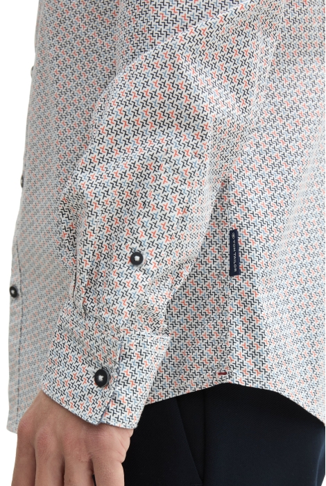 Tom Tailor fitted printed stretch shirt