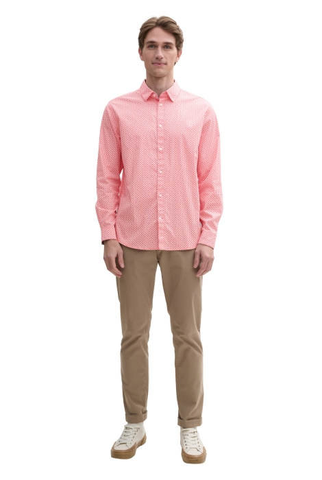 Tom Tailor printed stretch shirt