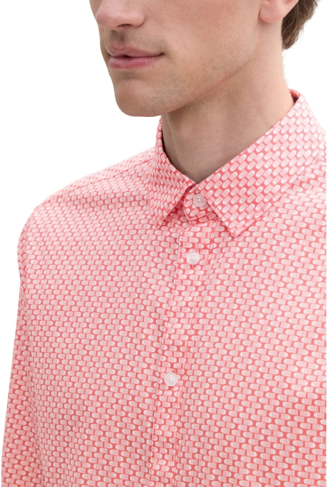 Tom Tailor printed stretch shirt