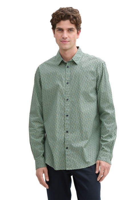 Tom Tailor printed stretch shirt