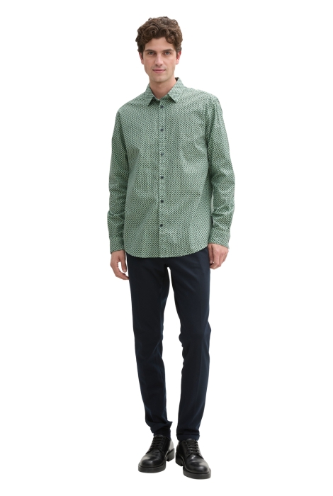 Tom Tailor printed stretch shirt