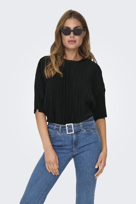 Only onlravenna s/s plisse top noos jrs