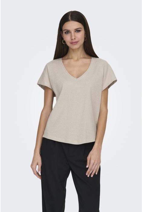 Only onlasia s/s v-neck top cc jrs