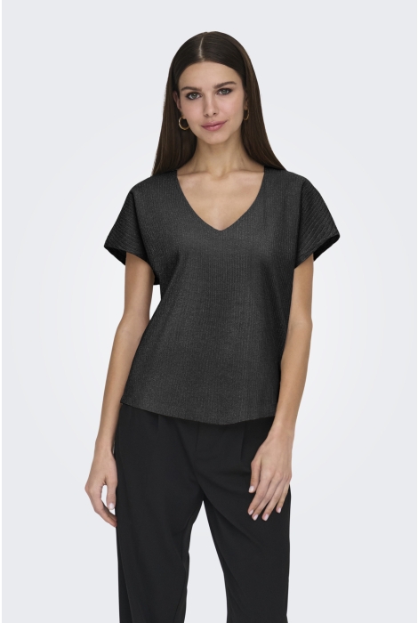 Only onlasia s/s v-neck top cc jrs