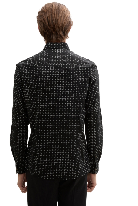 Tom Tailor fitted printed poplin shirt