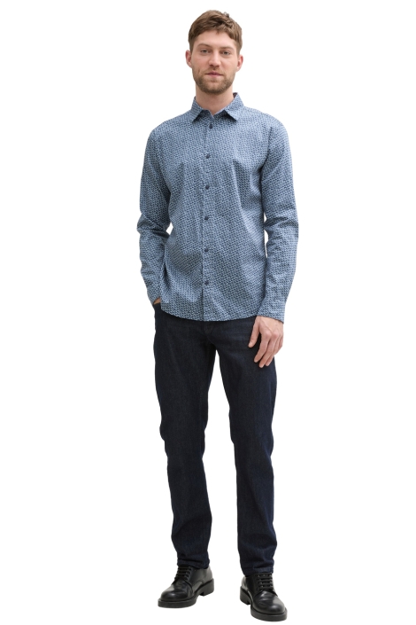 Tom Tailor fitted printed stretch shirt