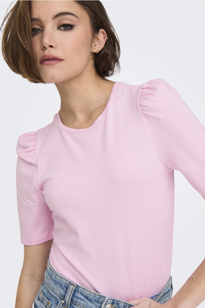 ONLLIVE LOVE 2/4 PUFFTOP JRS NOOS 15282484 PINK LADY