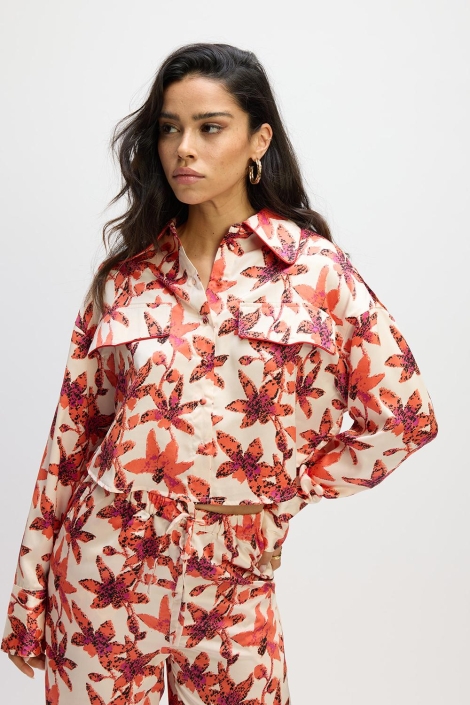 Refined Department ladies woven printed blouse