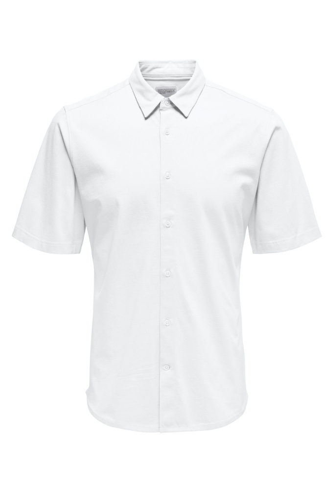 ONSROBIN BUT UNDER SS STRETCH SHIRT 22031992 BRIGHT WHITE