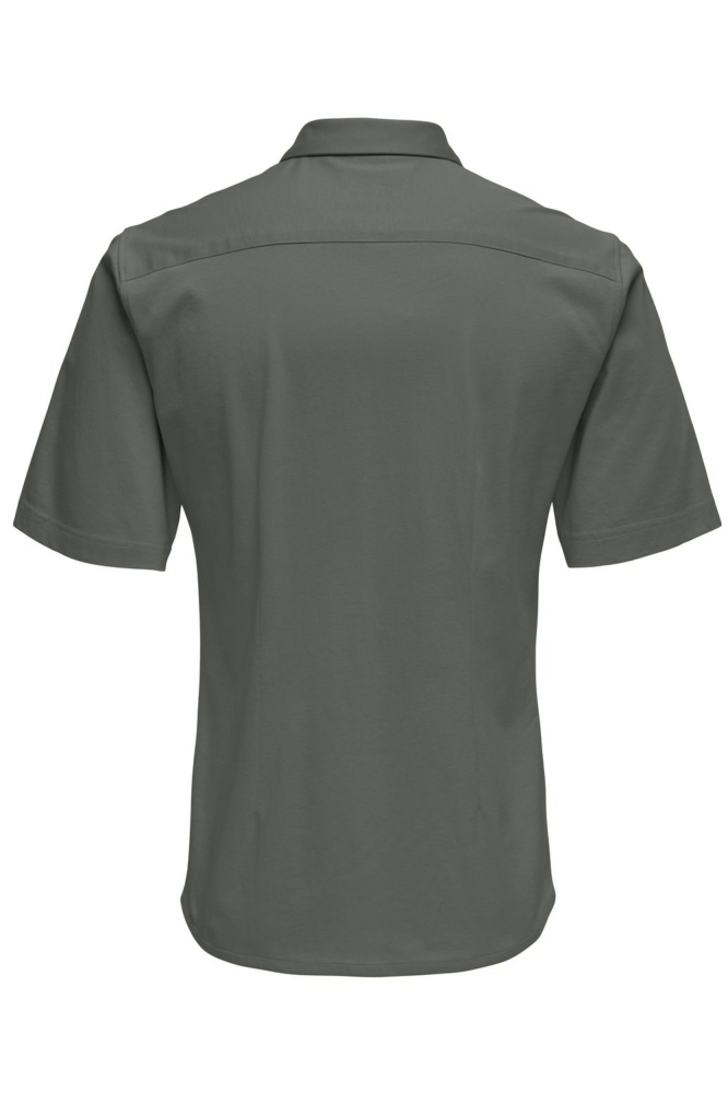 ONSROBIN BUT UNDER SS STRETCH SHIRT 22031992 CASTOR GREY