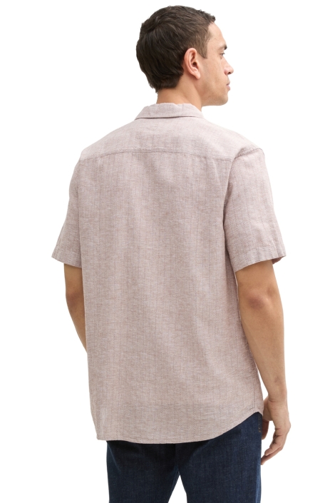 Tom Tailor structured cotton linen shirt